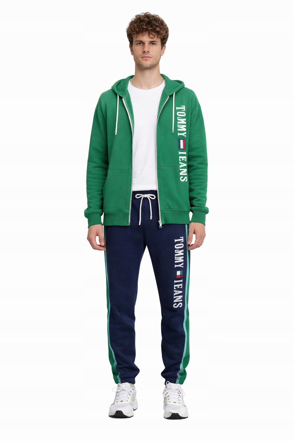Tommy Jeans Teplákové Kalhoty S Lampasy V Tmavě Modré Barvě S I4C