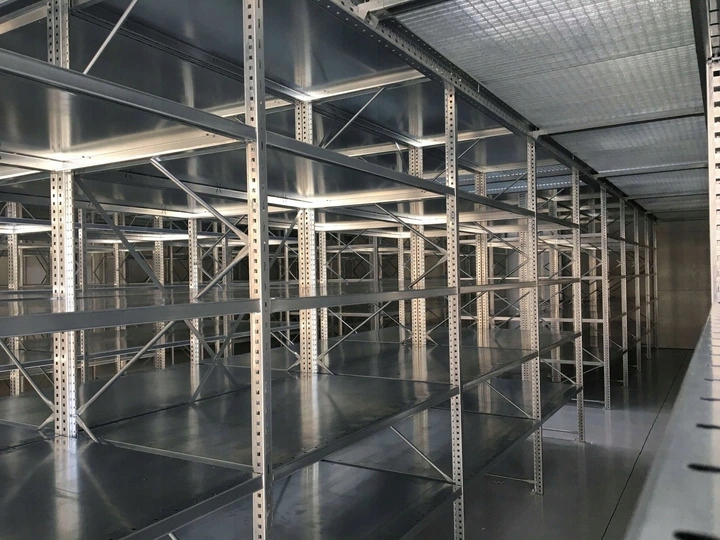 Regal metalowy magazynowy M29 20 polek 100 kg Material metal