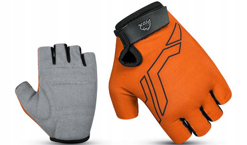 Rękawiczki Prox Rowerowe Krótkie Basic XL Air Pomarańczowe