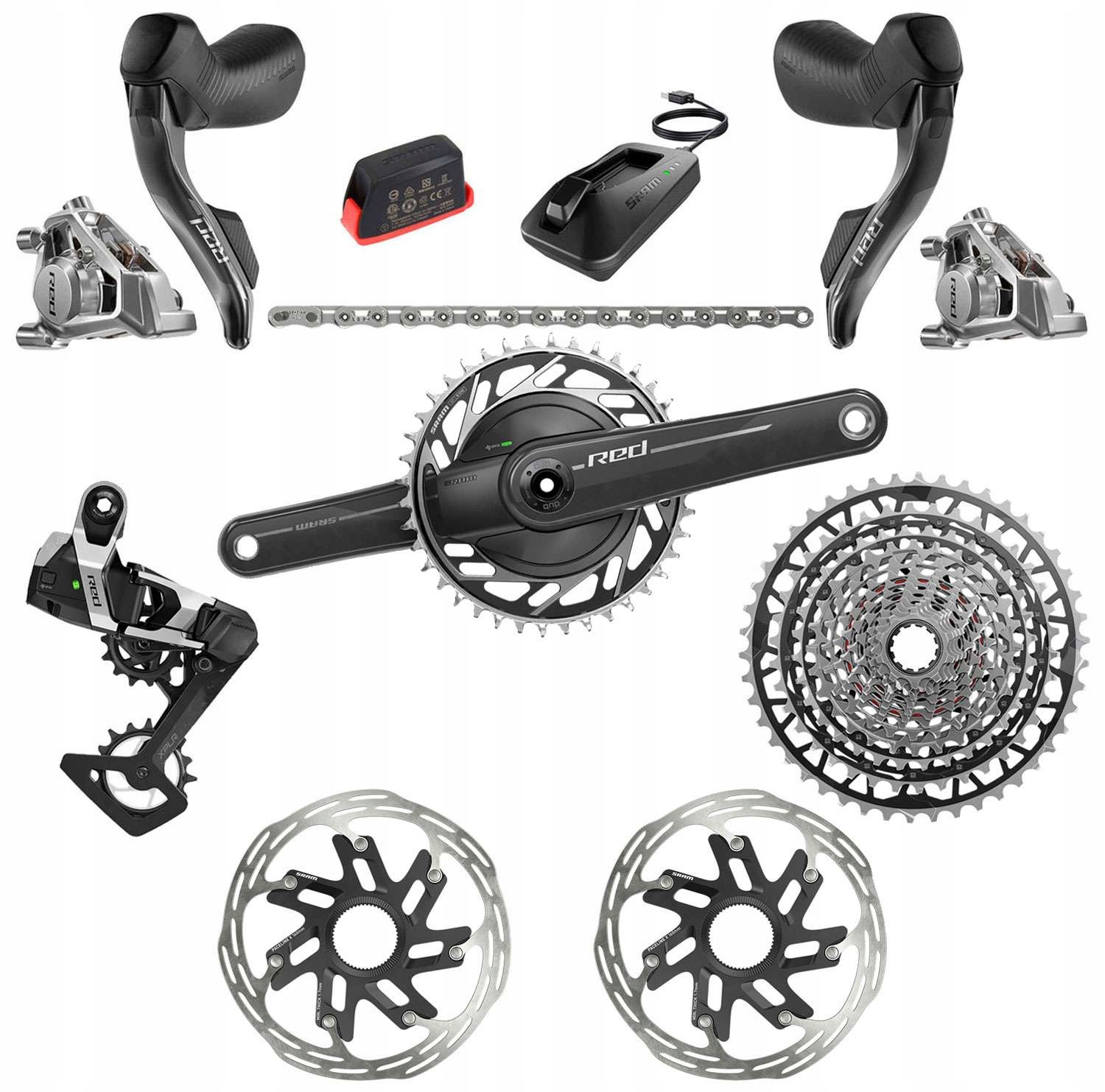 Skupina Gravel Sram Red E1 Xplr Axs 13 rychlostí