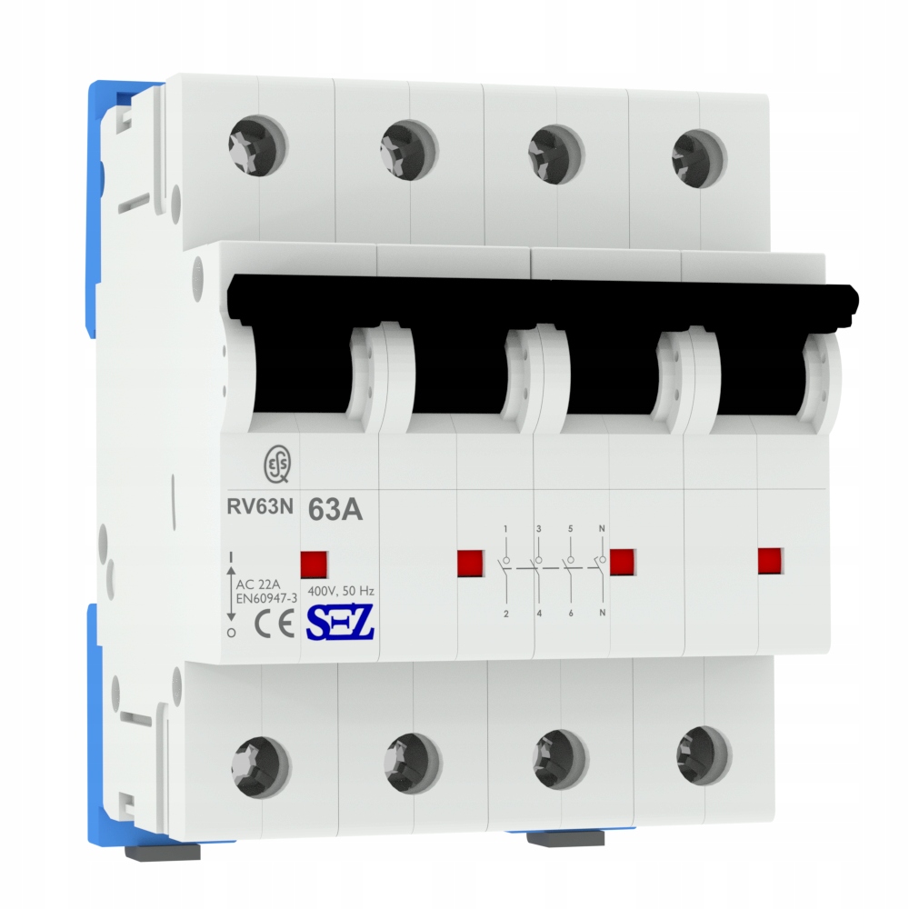 

63A 230V 3+N 4P Rozłącznik izolacyjny Sez 5598