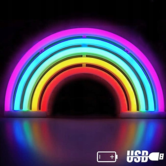 НОЧНИК NEON-OWA 3D LED ЭКРАН USB БАТАРЕЙКИ