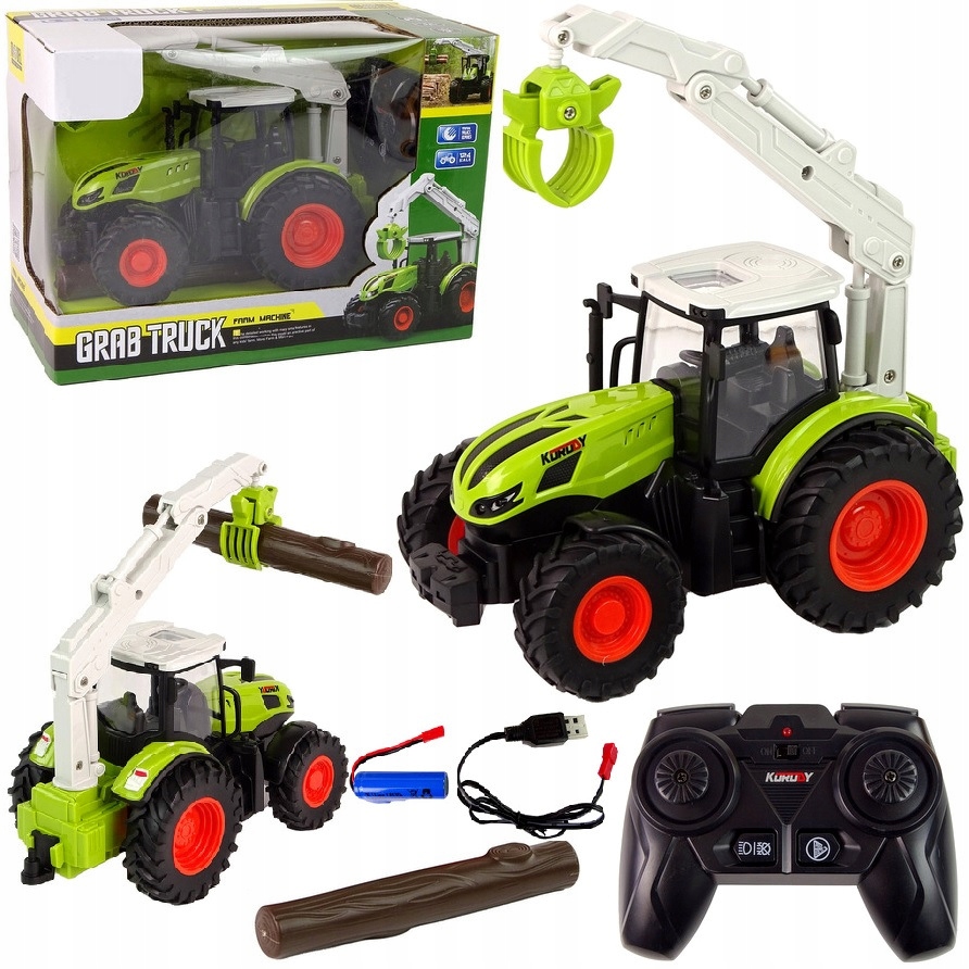 

Duży Traktor Zdalnie Sterowany Rc Światło Led
