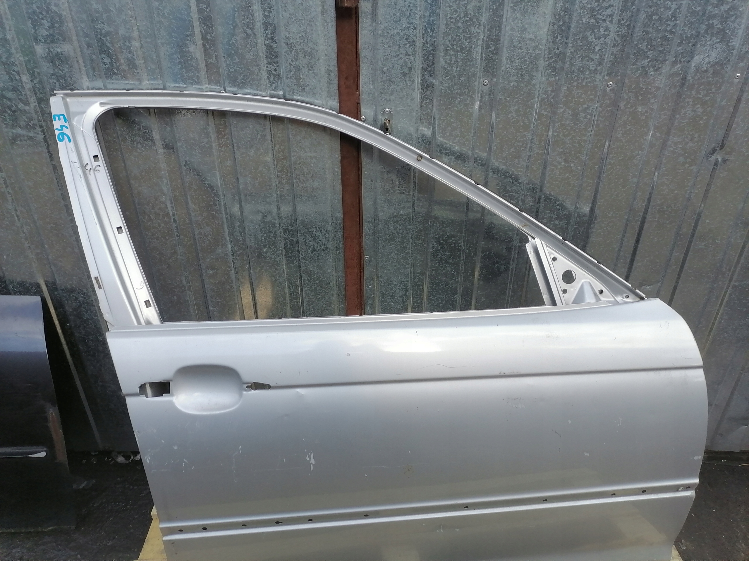 door right front right front BMW E46 silver