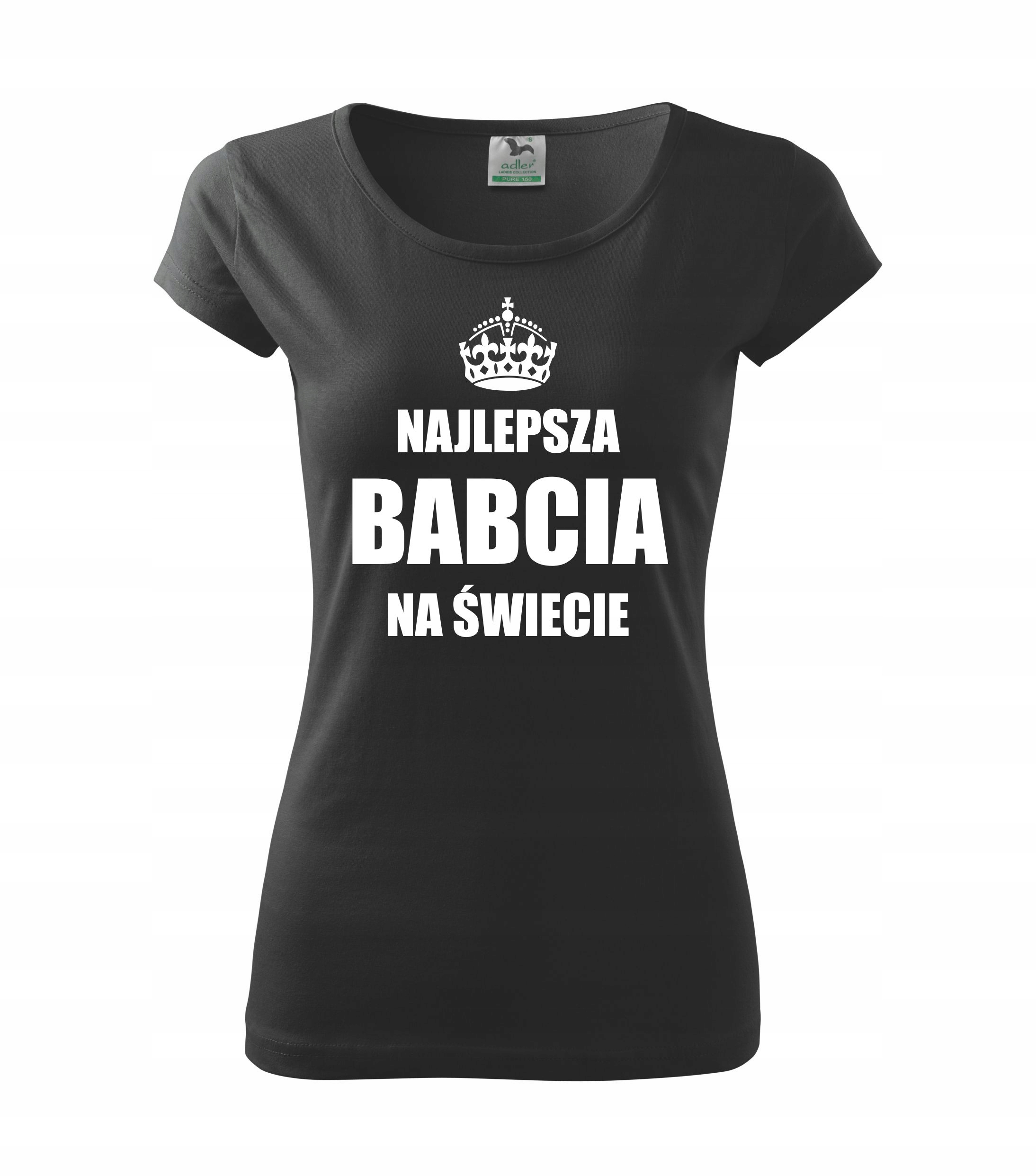 

Koszulka najlepsza super babcia Dzień Babci M