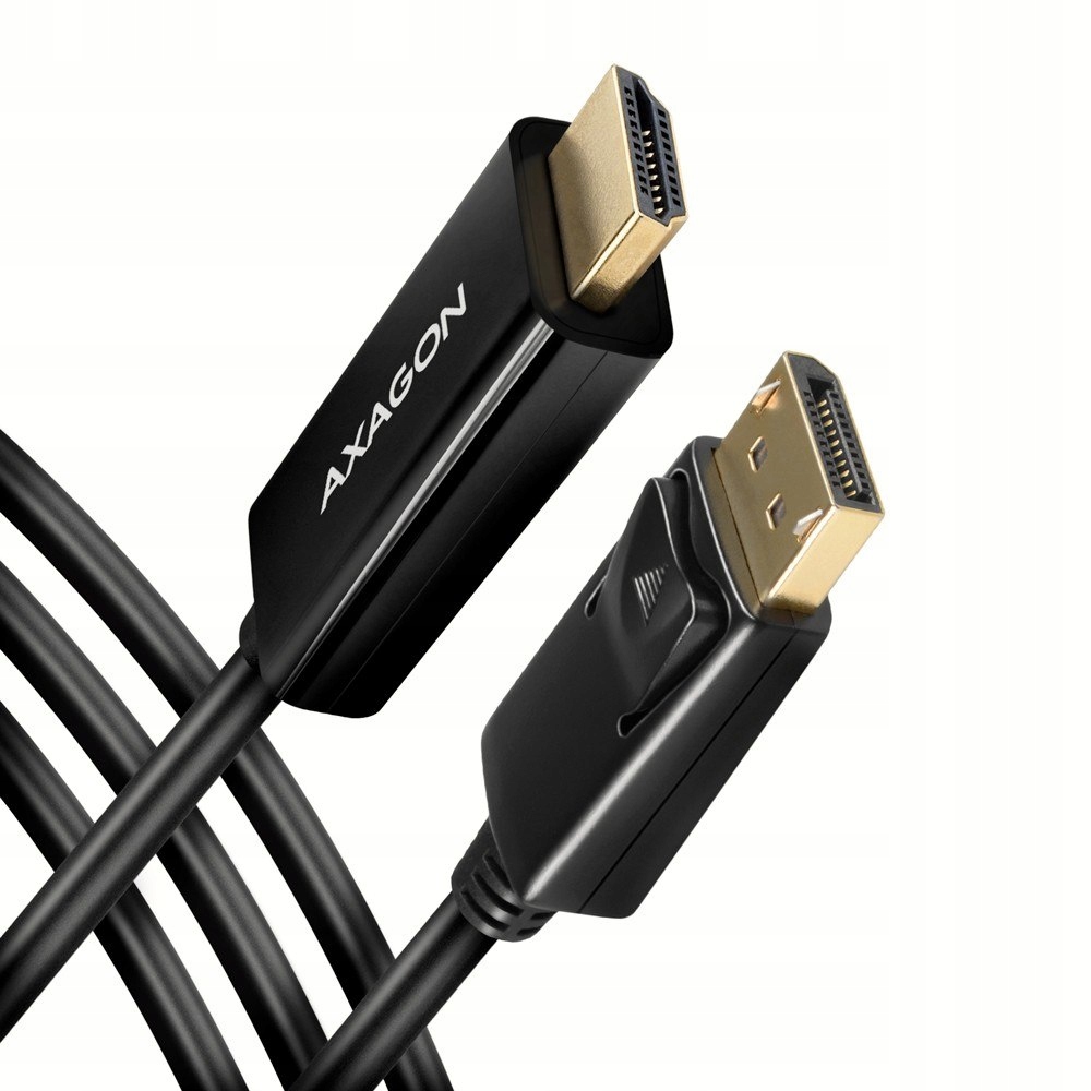 Axagon Adapter aktywny DisplayPort Hdmi 1.4 kabel