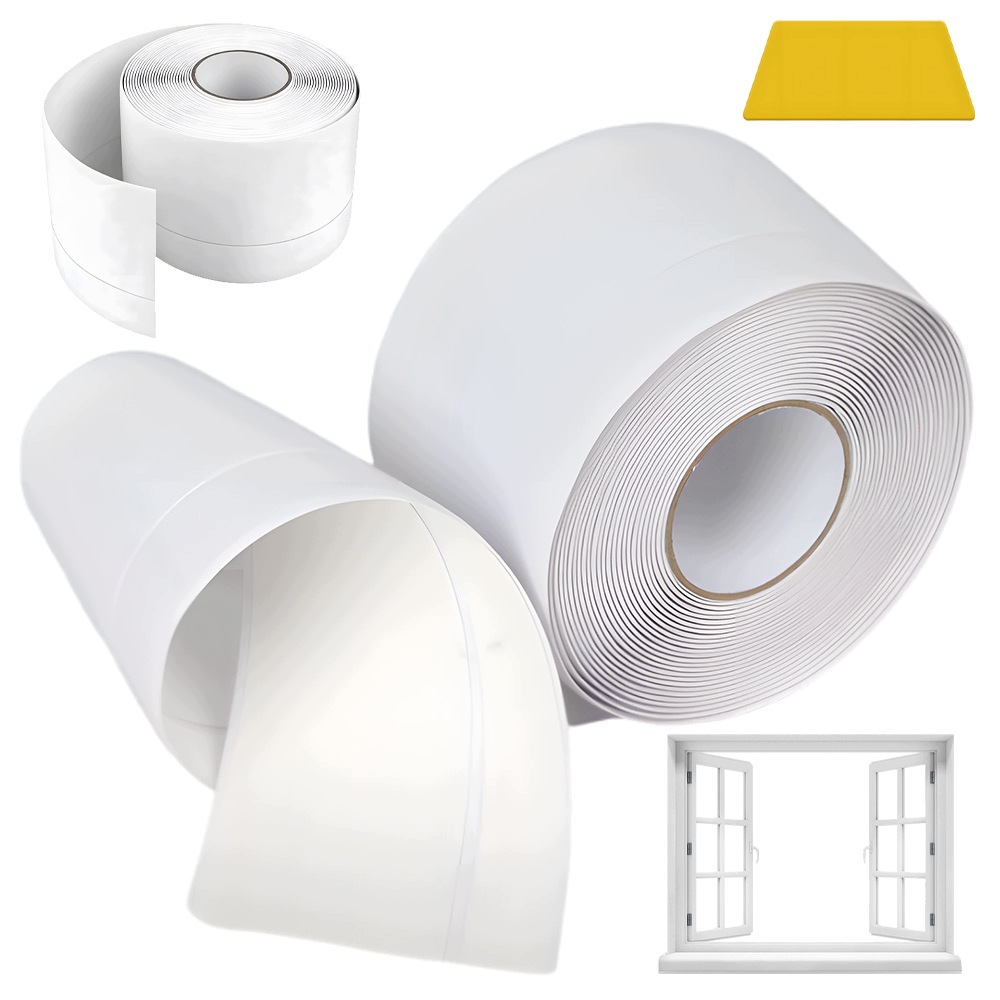 Pvc Soklová Lišta Bílá 7 CM X 15 M, Trvanlivá, Odolná Pro Velký Provoz