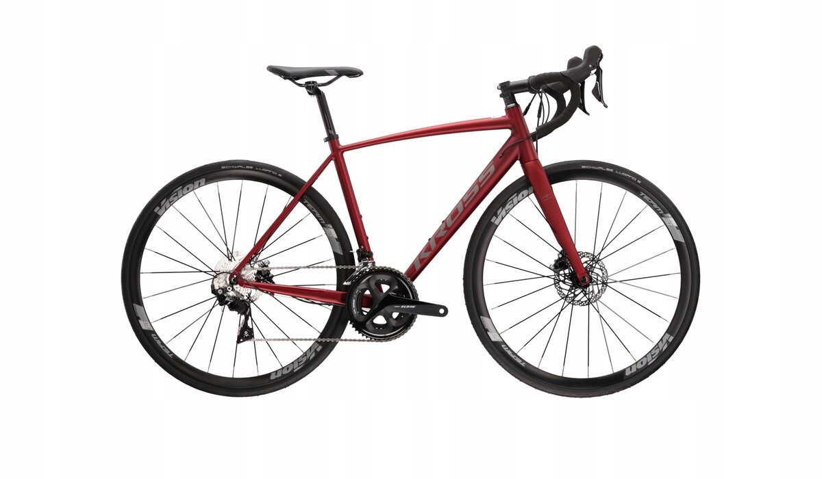 Rower KROSS VENTO 5.0 DISC RAMA 21 M Rubinowy MAT KRVD5Z28X21M002661