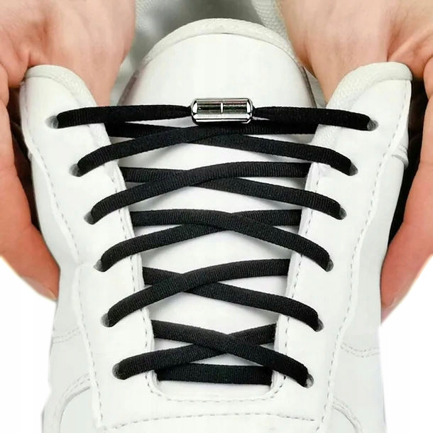 

Sznurówki Bez Wiązania Czarne Elastyczne do butów