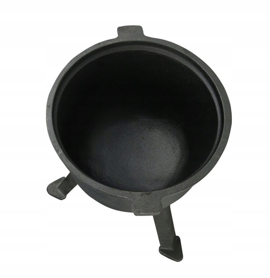 Kociolek zeliwny na ognisko 7l kociolek do gotowania na ognisku mysliwski Pojemność 7 l