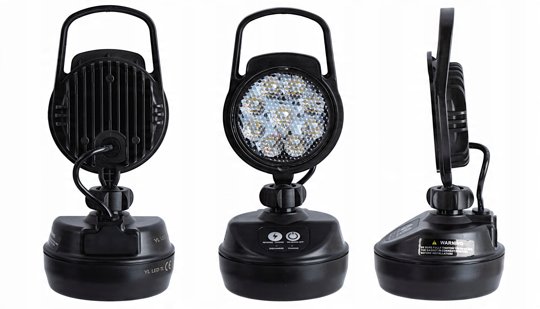 

Lampa Robocza Led Magnes Akumulator Mocna 360°