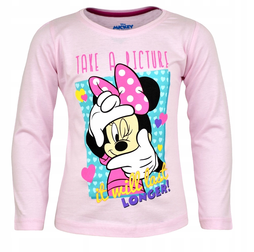 

Bluzka t-shirt koszulka Myszka Minnie 110