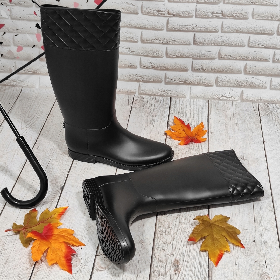 WYSOKIE ZGRABNE KALOSZE DAMSKIE OFICERKI rozm. 37 Rozmiar 37