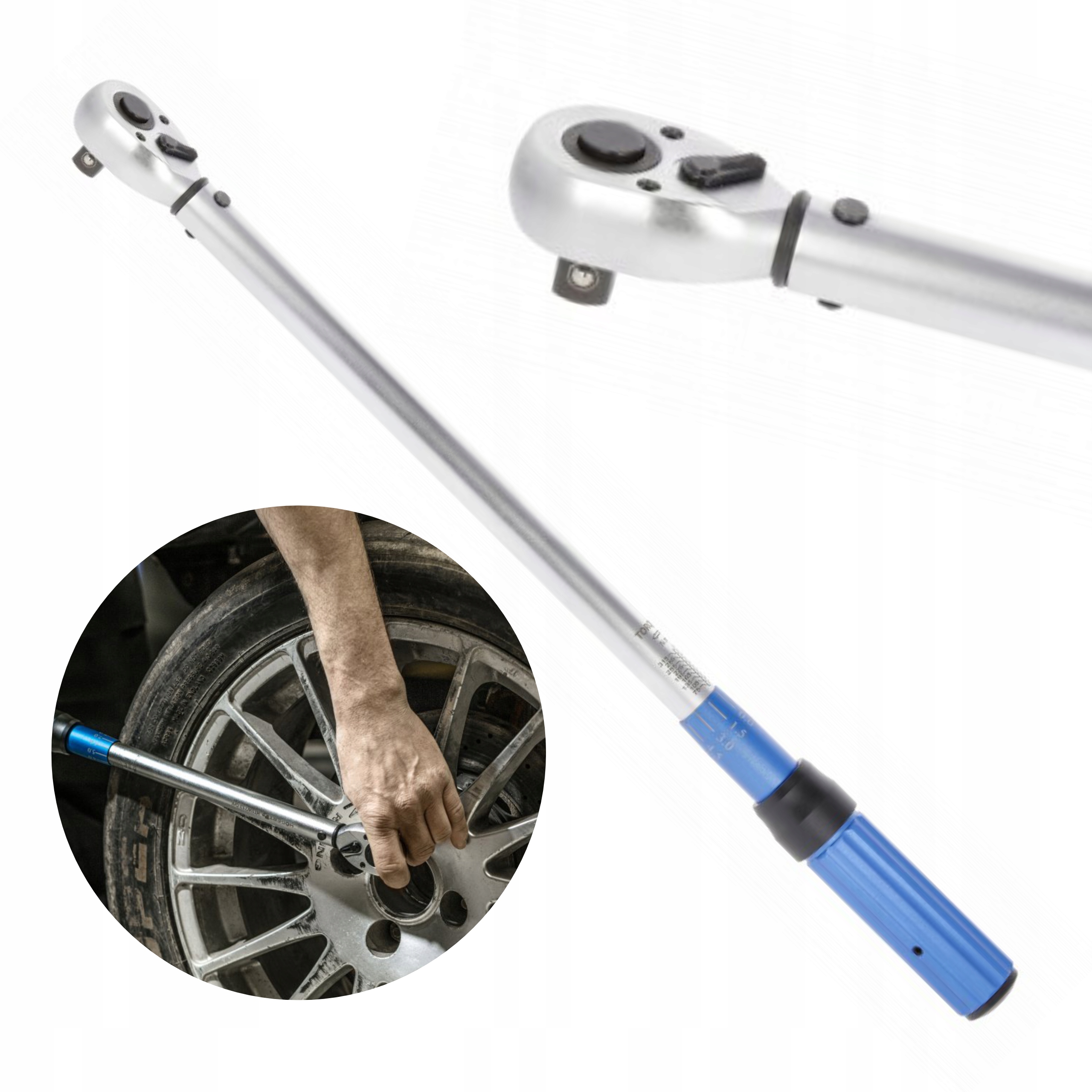 Hogert HT1W714 Momentový Kľúč 1/2' 60-330NM