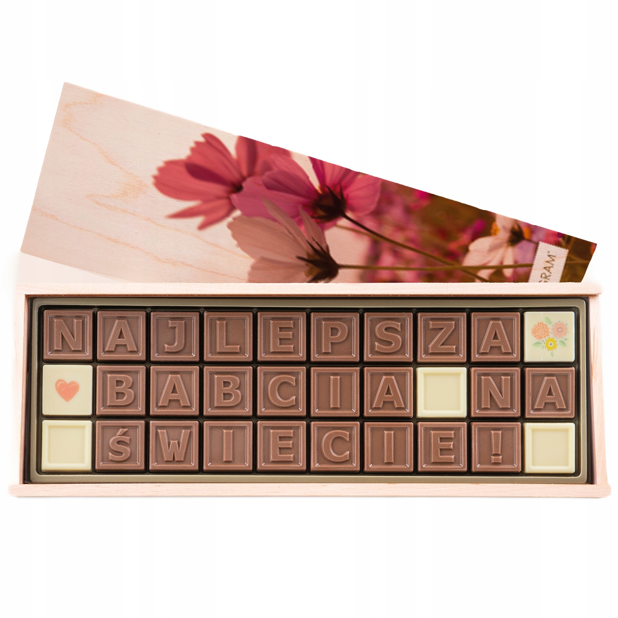 Levně Dárek pro babičku Čokoláda Belgická telegram Nejlepší babička na světě!