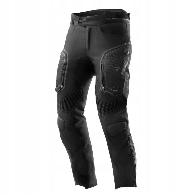 Textilné Motocyklové Nohavice Rebelhorn Borg 2 Čierne 8XL