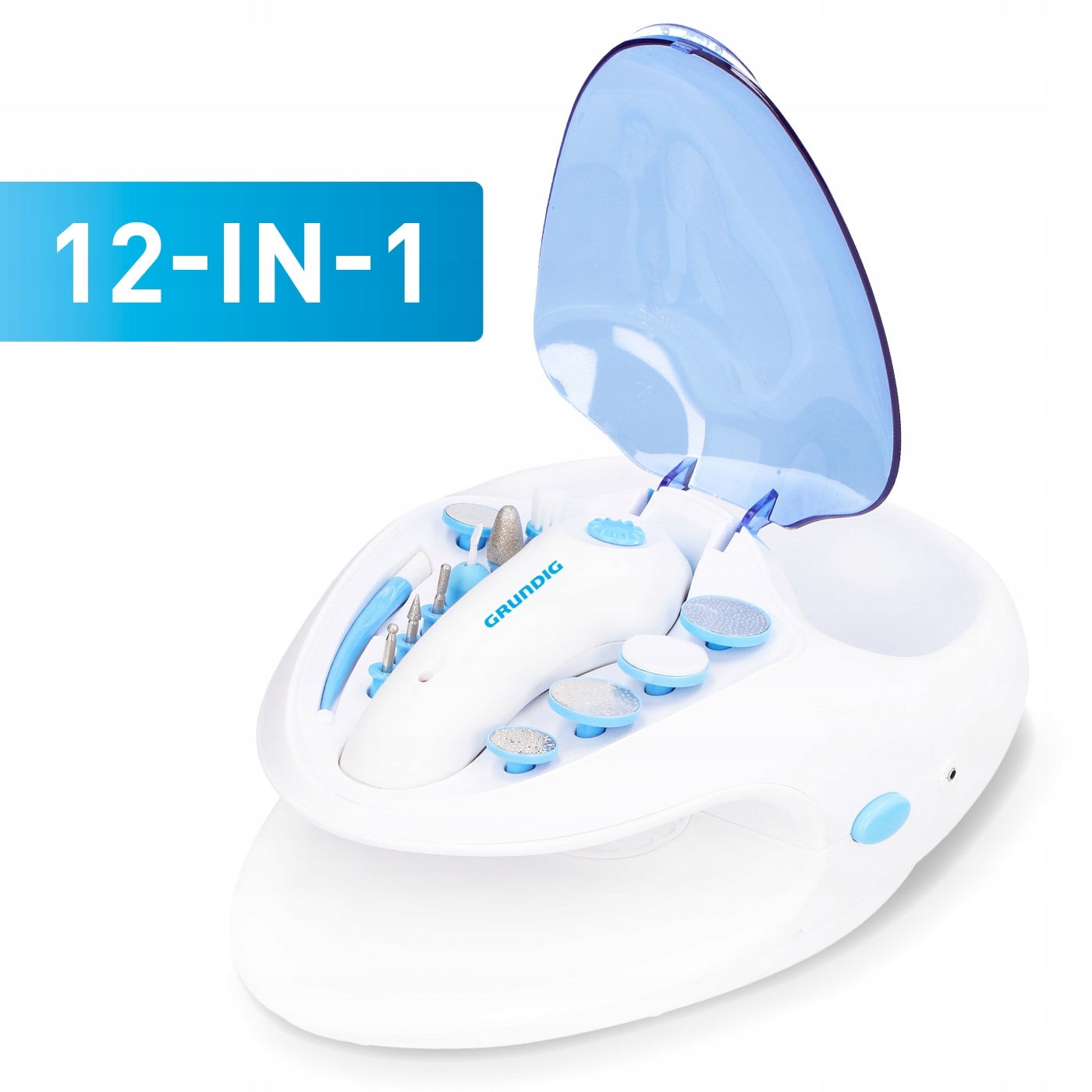 Grundig Sada pro manikúru, pedikúru, sušení a Spa, 12 dílů
