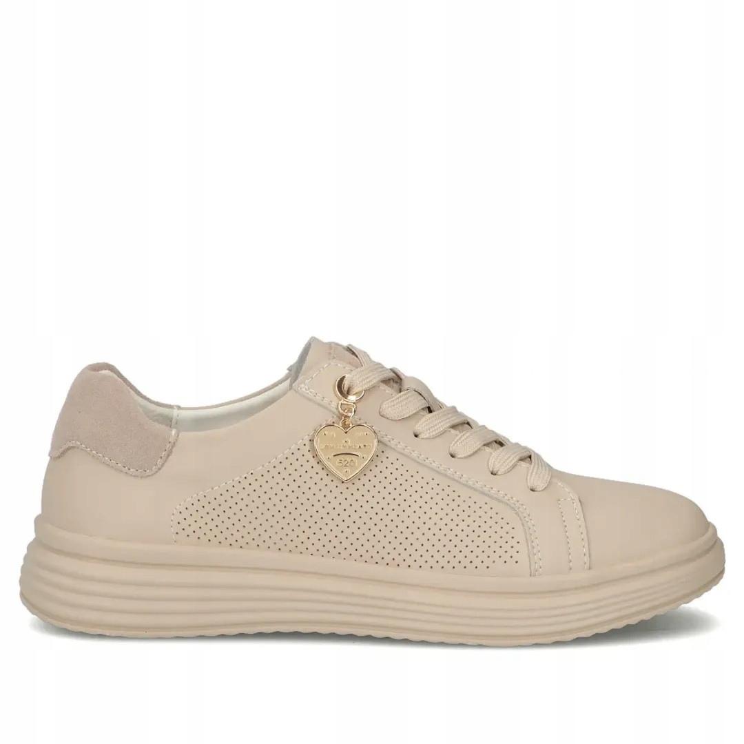 Dámské tenisky Filippo DP6860/26 Be béžové 39, Béžová