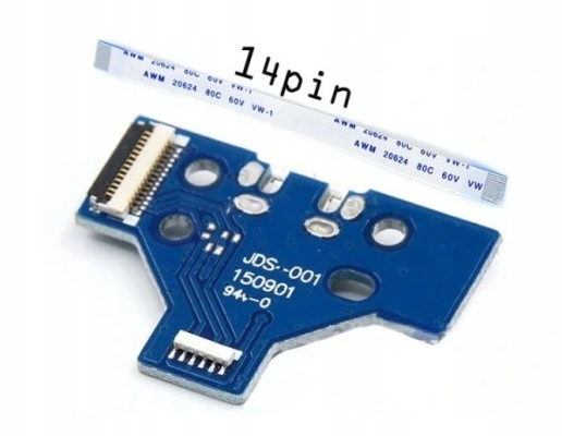 PŁYTKA GNIAZDO USB PS4 JDS-001 + TAŚMA 14PIN