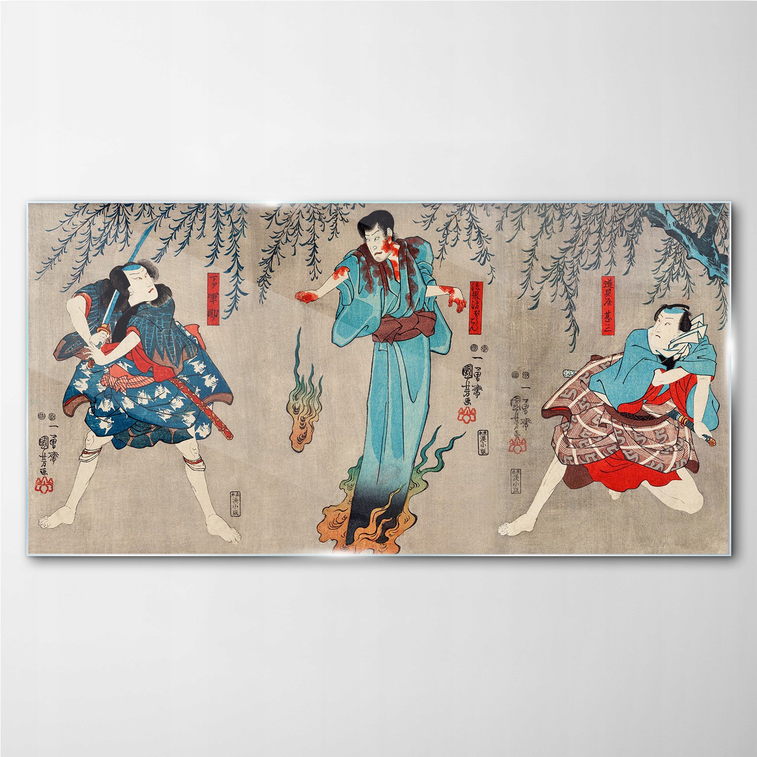 

Obraz szklany na ścianę Azja kimono samuraj 100x50