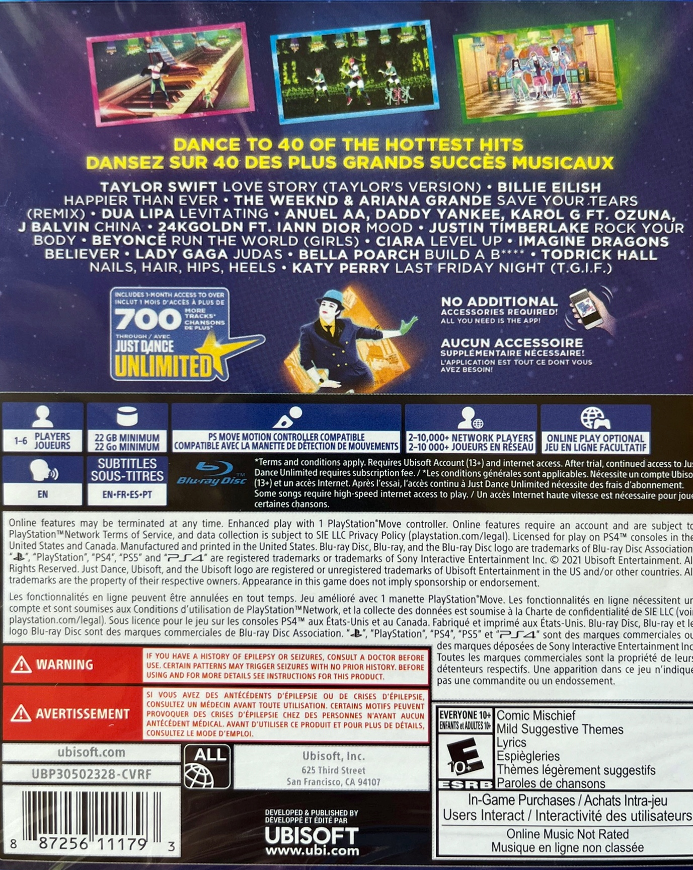 Gra Just Dance 2022 PS4 Producent Ubisoft