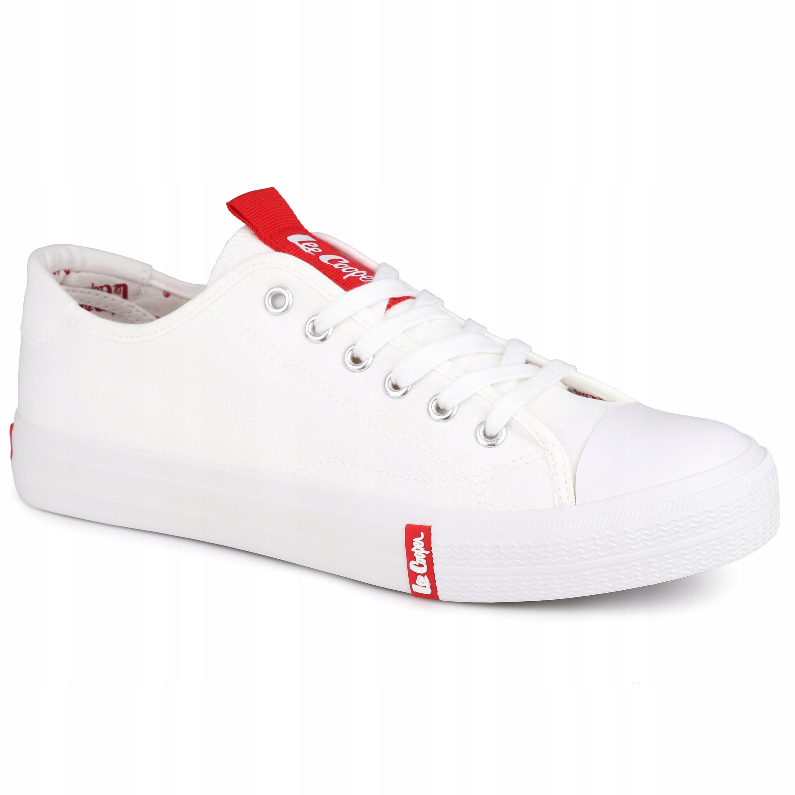 Buty, trampki męskie Lee Cooper White Rozmiar 42