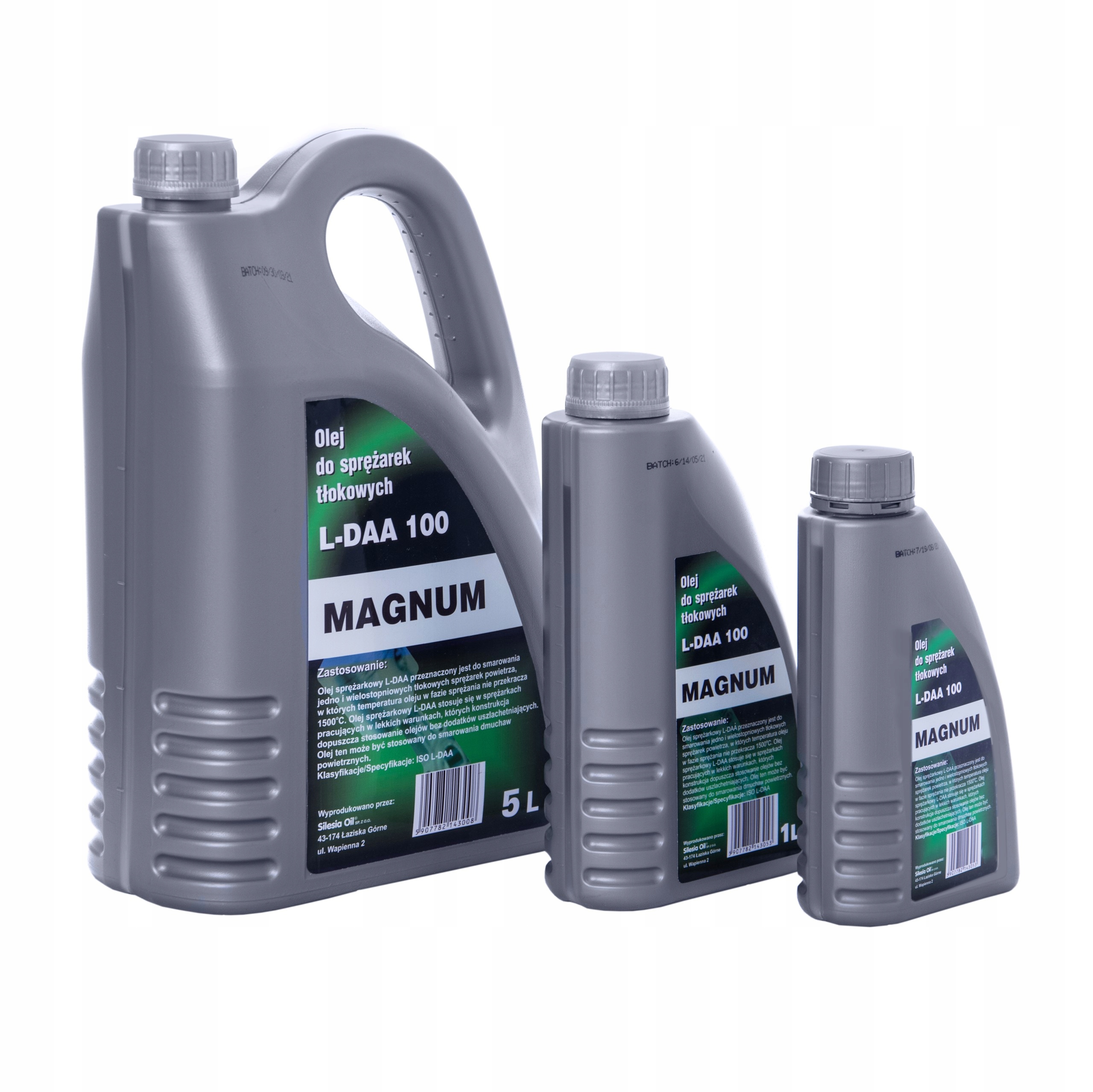 OLEJ DO SPREZAREK TLOKOWYCH MAGNUM L DAA 100 5L Packaging volume 5 l