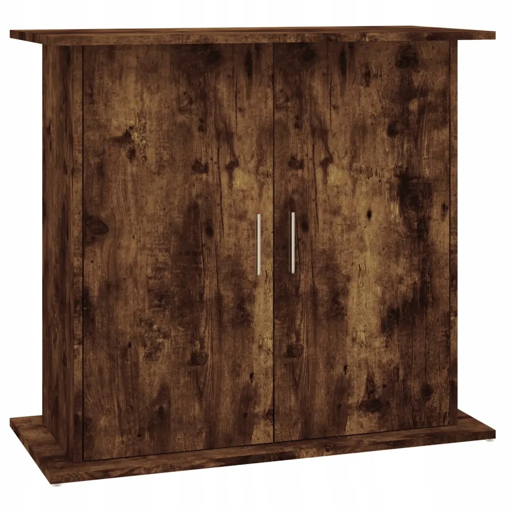 Levně vidaXL Skříňka pod akvárium, kouřový dub, 81x36x73 cm