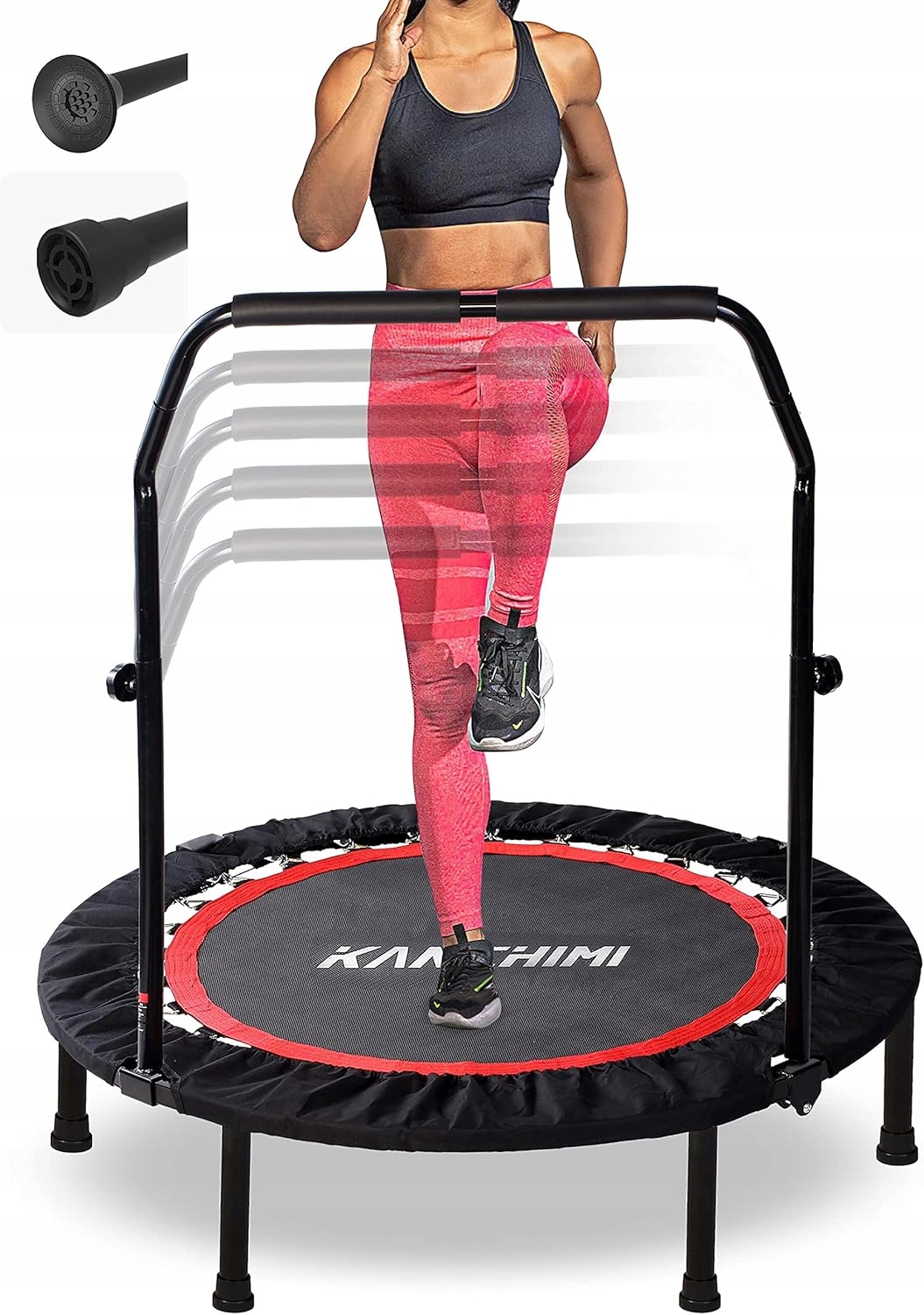 Kanchimi Składana mini trampolina fitness 101,6 cm