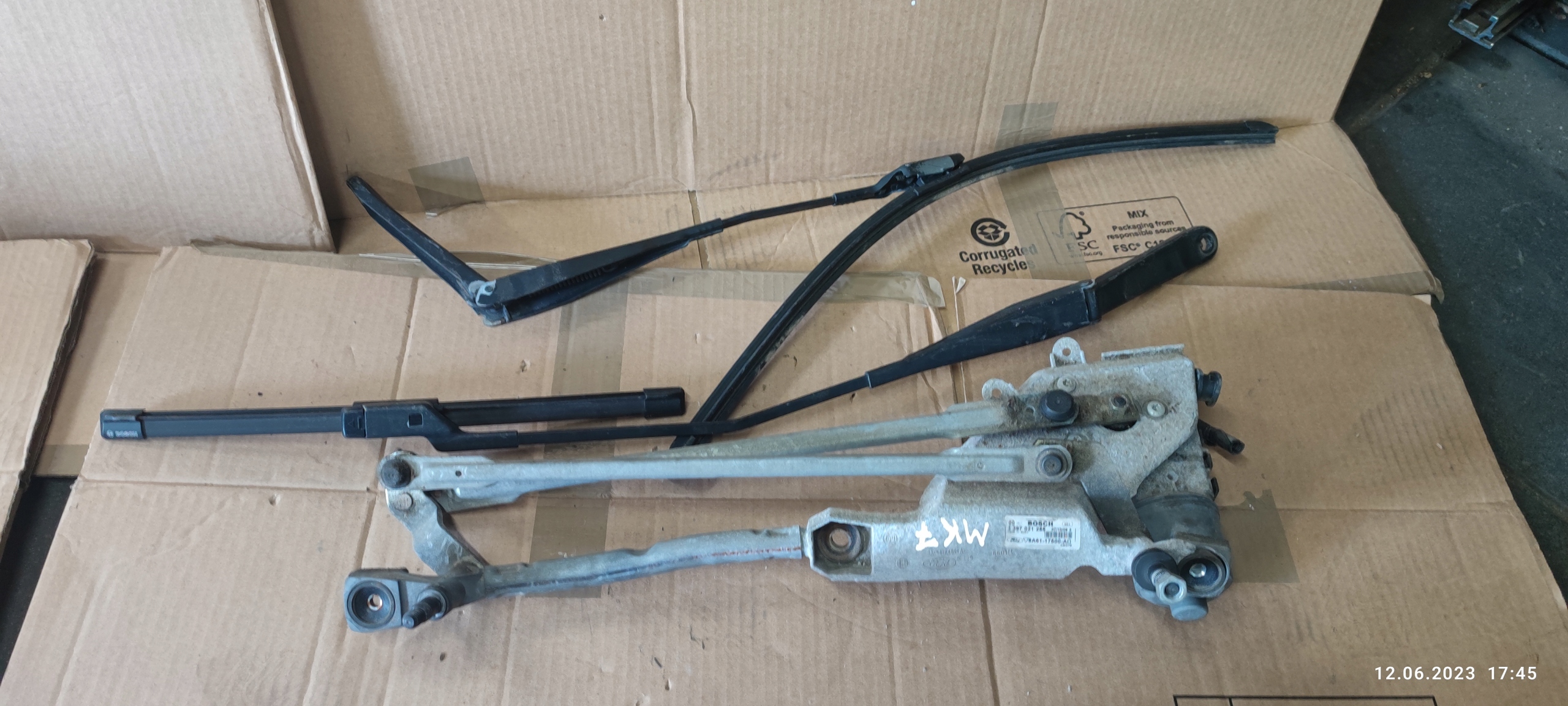 FORD FIESTA MK7 mini motor of wipers front KPL.