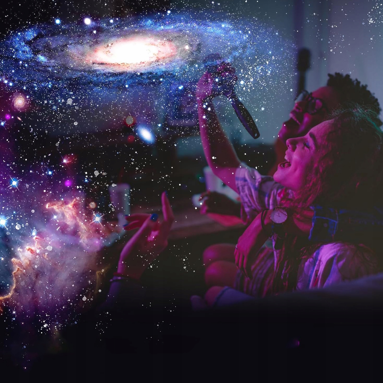 PROJEKTOR GWIAZD LAMPKA NOCNA KOSMOS PLANETY RZUTNIK PLANETARIUM 360 STOPNI EAN (GTIN) 0884929277923