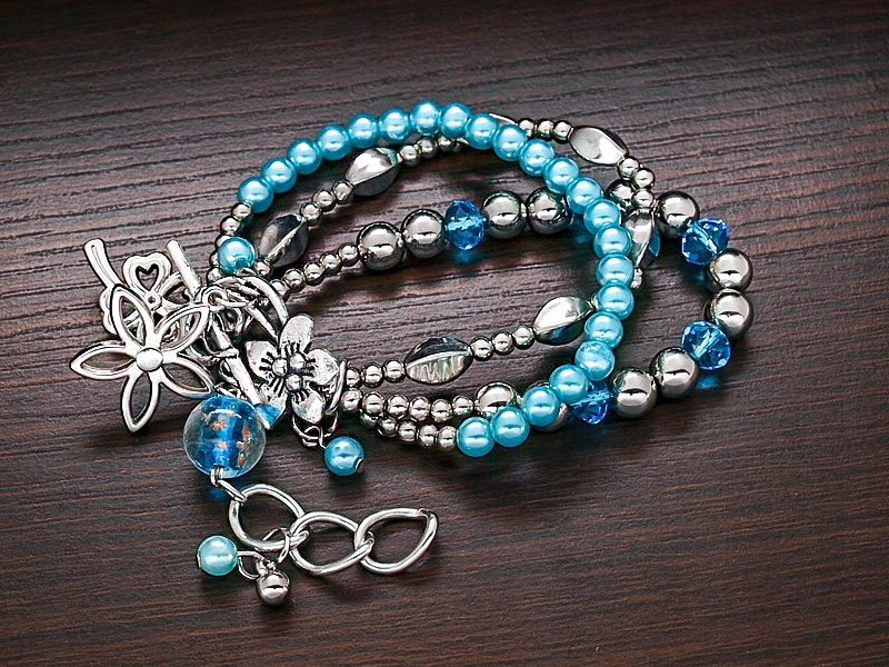 

Modna Bransoletka Charms , Naturalne Materiały