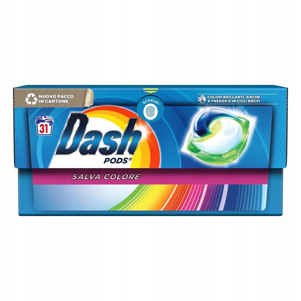 Levně Dash kapsle na praní ochrana barvy 31 Ks