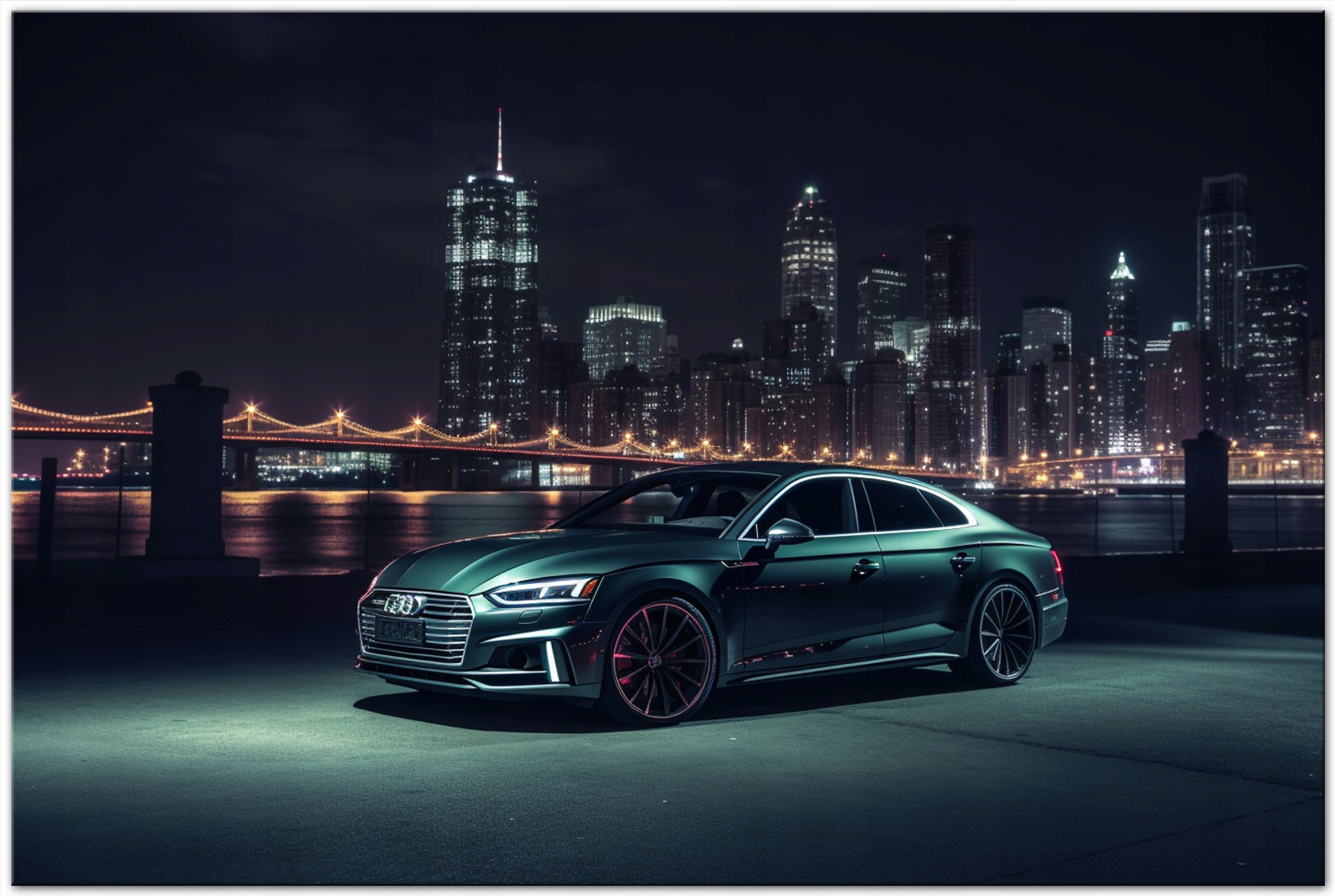 Obraz na płótnie Auto Audi A5 F5 New York