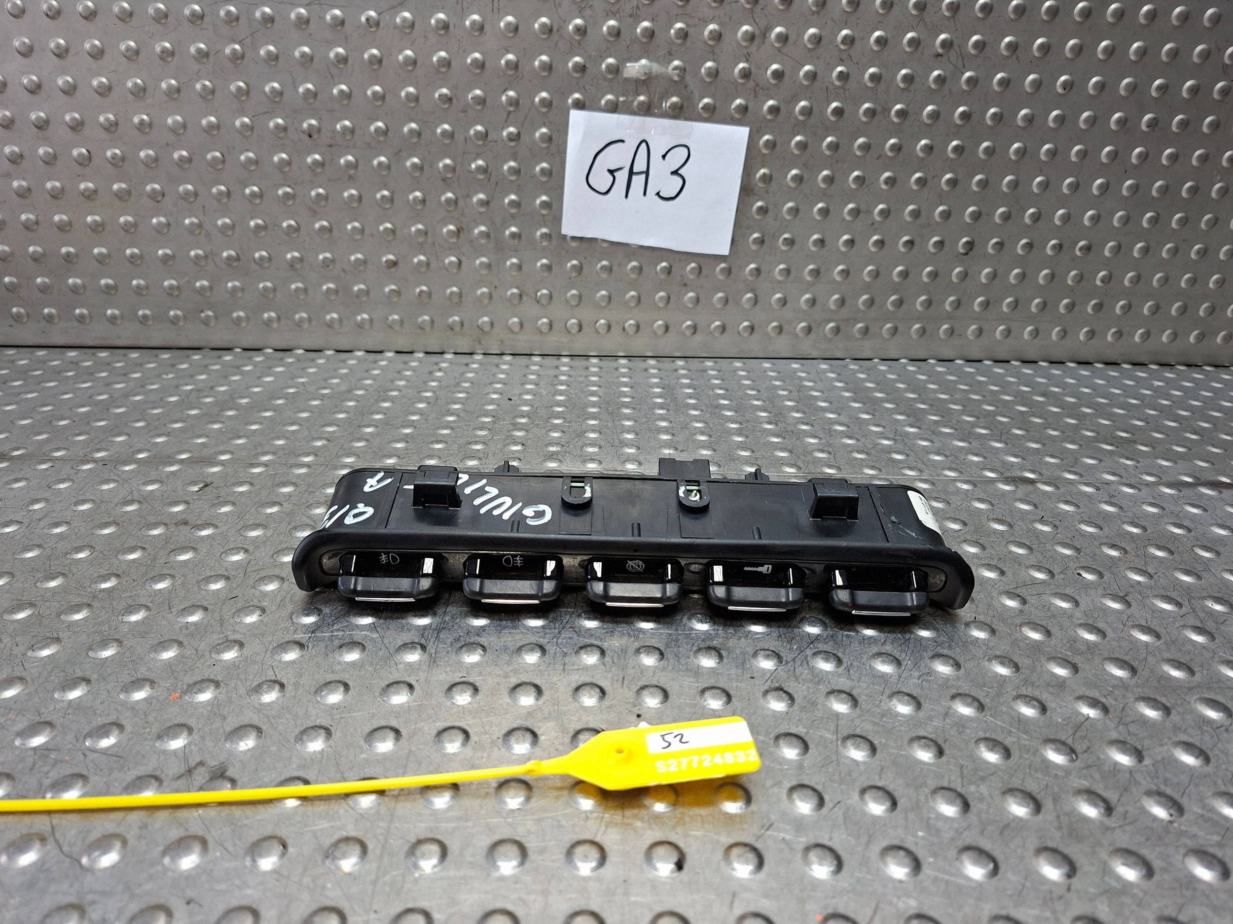 PANEL interruttore luci ALFA ROMEO GIULIETTA 10- 156095042