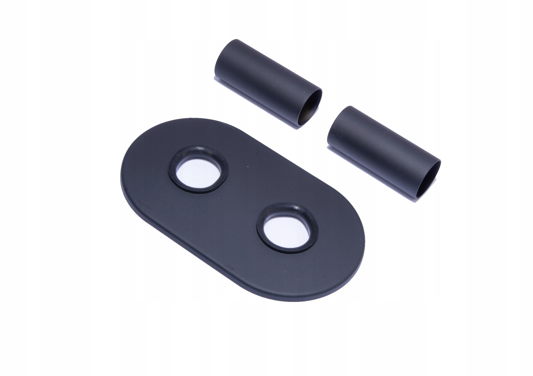 ZESTAW MASKUJĄCY ROZETA PODWÓJNA + TULEJE CZARNY Typ inny