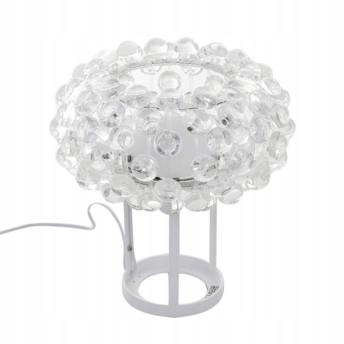 Stolová Led lampa Italux Lorna moderná biela