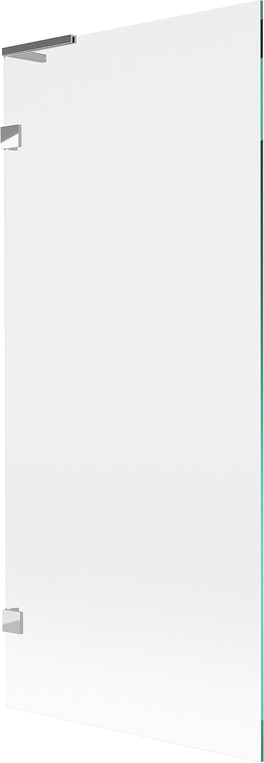 Mexen Lunar L vanová zástěna 1-křídlová 80 x 150 cm, transparentní, chrom