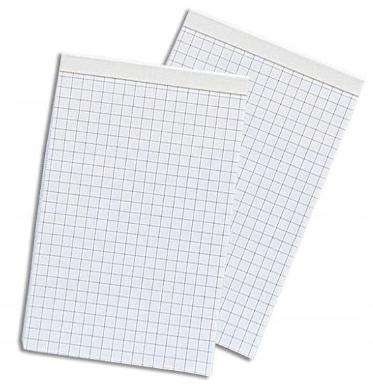 Notes wymienny, wkład wymienny do notesów, kratka