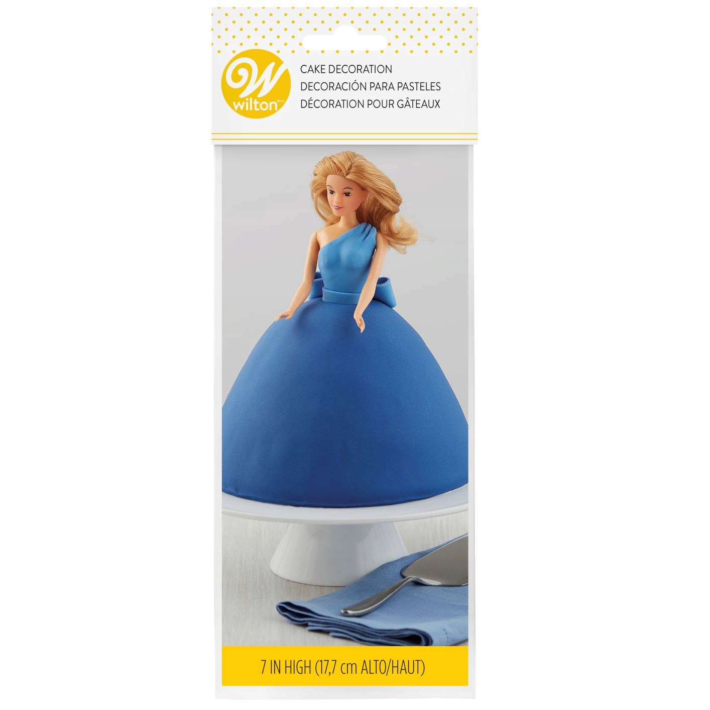 

Wilton Lalka do tortu blondynka