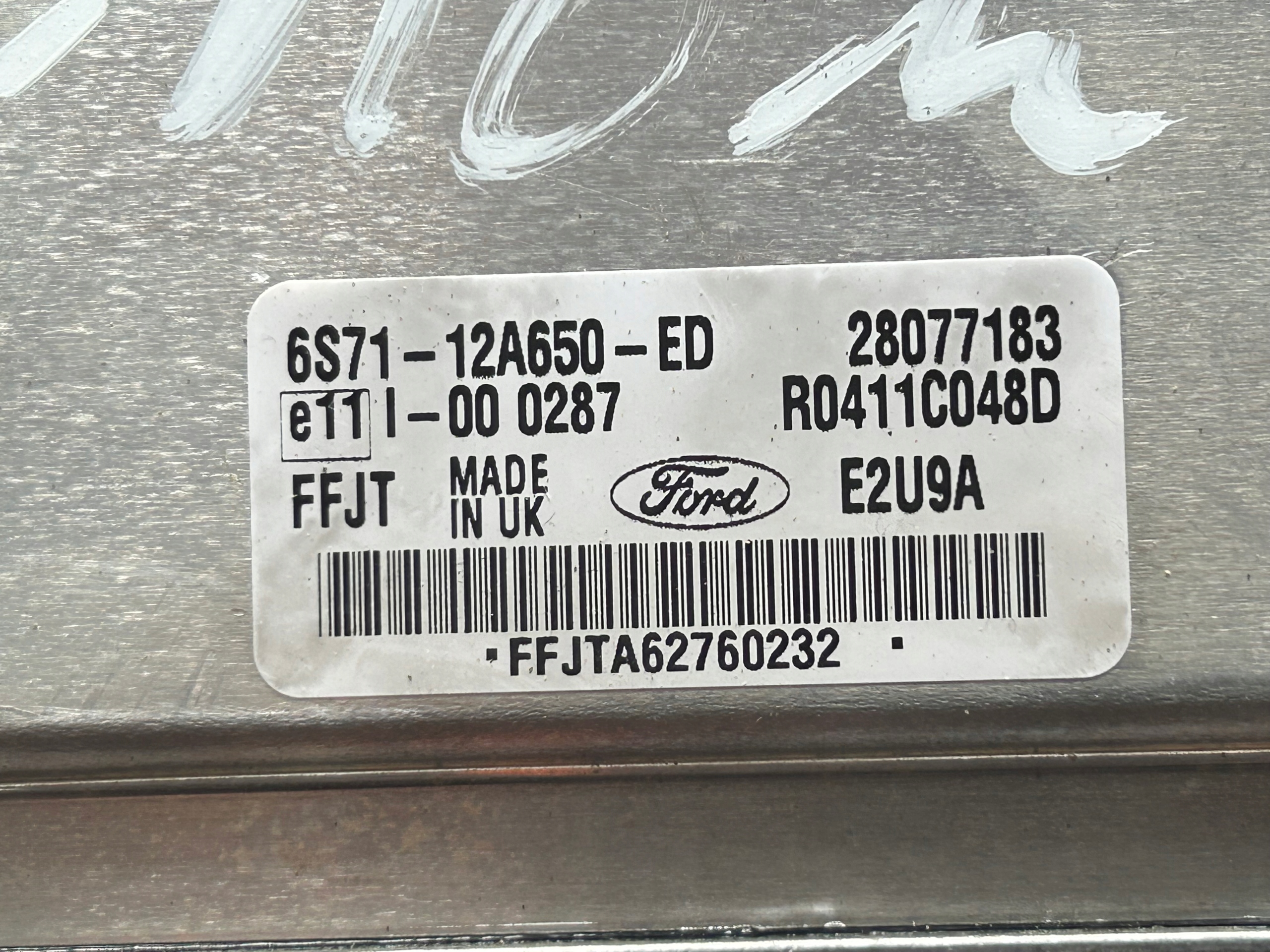 MONDEO MK3 2,2 TDCI computer control unit 6S71-12A650-ED