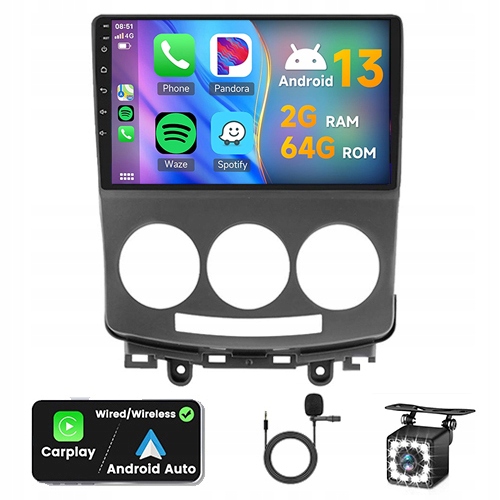 RADIO NAWIGACJA GPS MAZDA 5 2005-2010 ANDROID