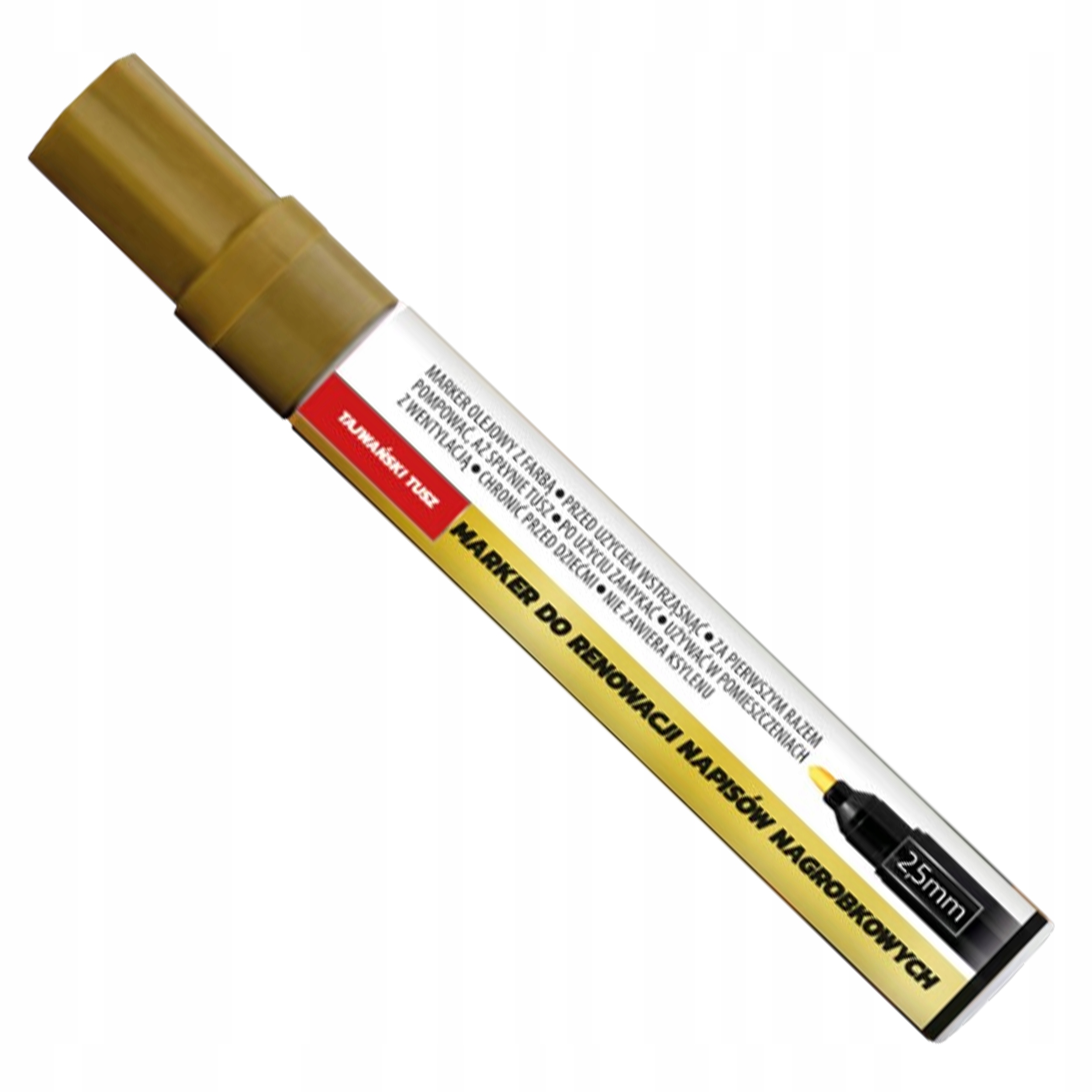 Marker do renowacji napisów nagrobkowych - ZŁOTY