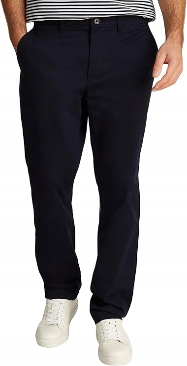 Outlet Tommy Hilfiger Denton MW0MW37873 pánské tmavě modré chinosy W29 x L28