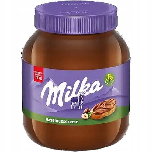 Milka Haselnusscreme 777 gram krem czekoladowo 15.07.2026 z Niemiec 5 sztuk