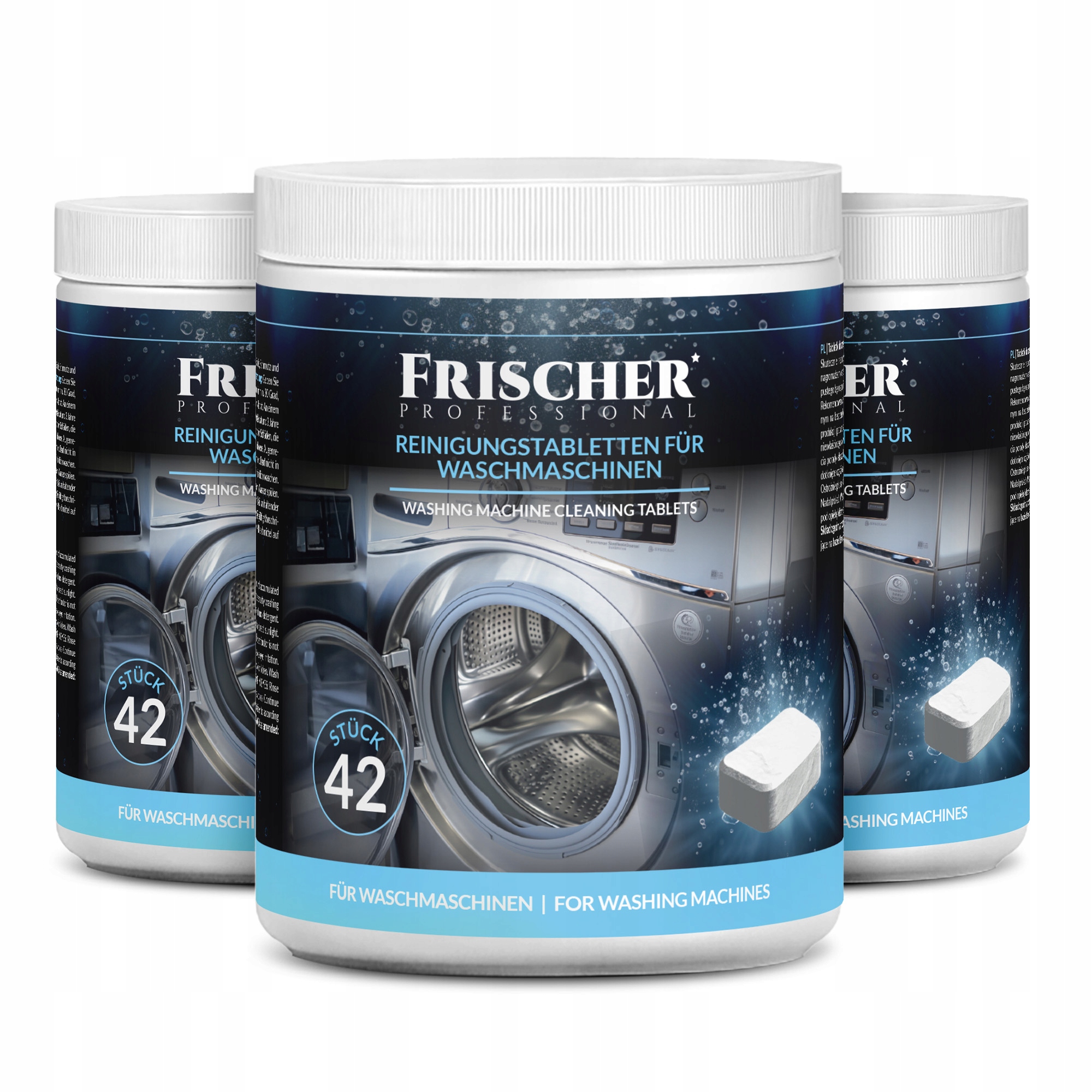 Levně Tablety Na Čištění Pračky Odvápňovací Neutralizující Zápach 42ks