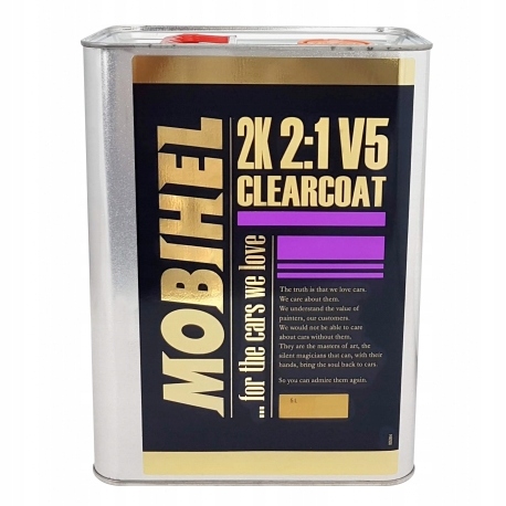 MOBIHEL V5 LAKIER BEZBARWNY POŁYSK AKRYL 5L