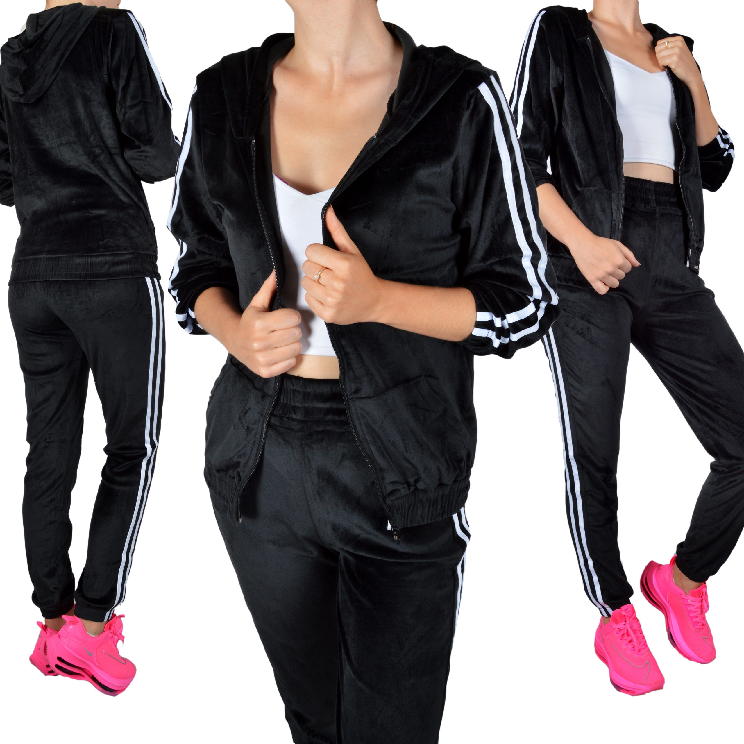 

Komplet Dresowy Dresy Damskie Welurowe