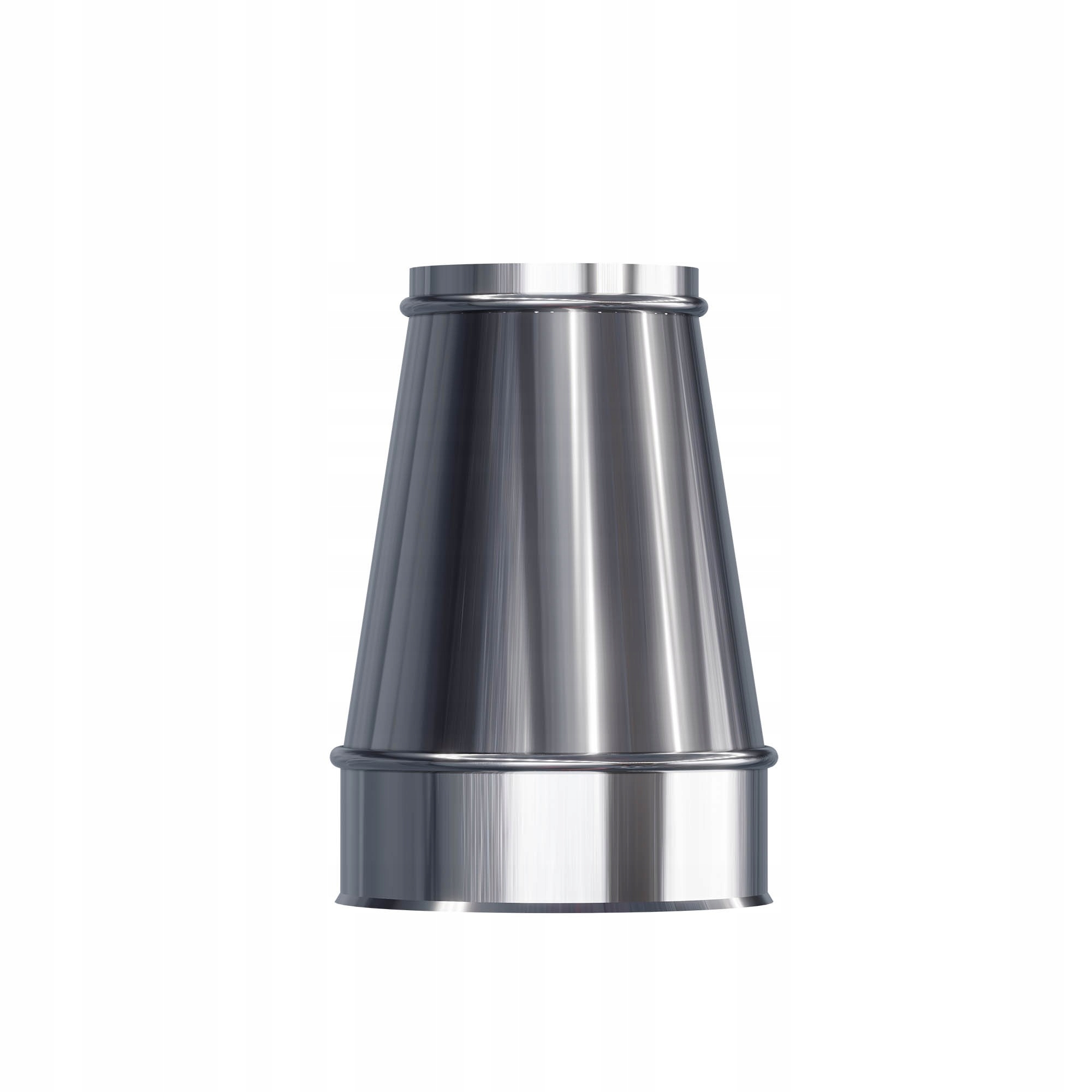 Kzd Náustek izolovaný dvoustěnný fi 180 gr. 0,5 mm kužel nástavec komín