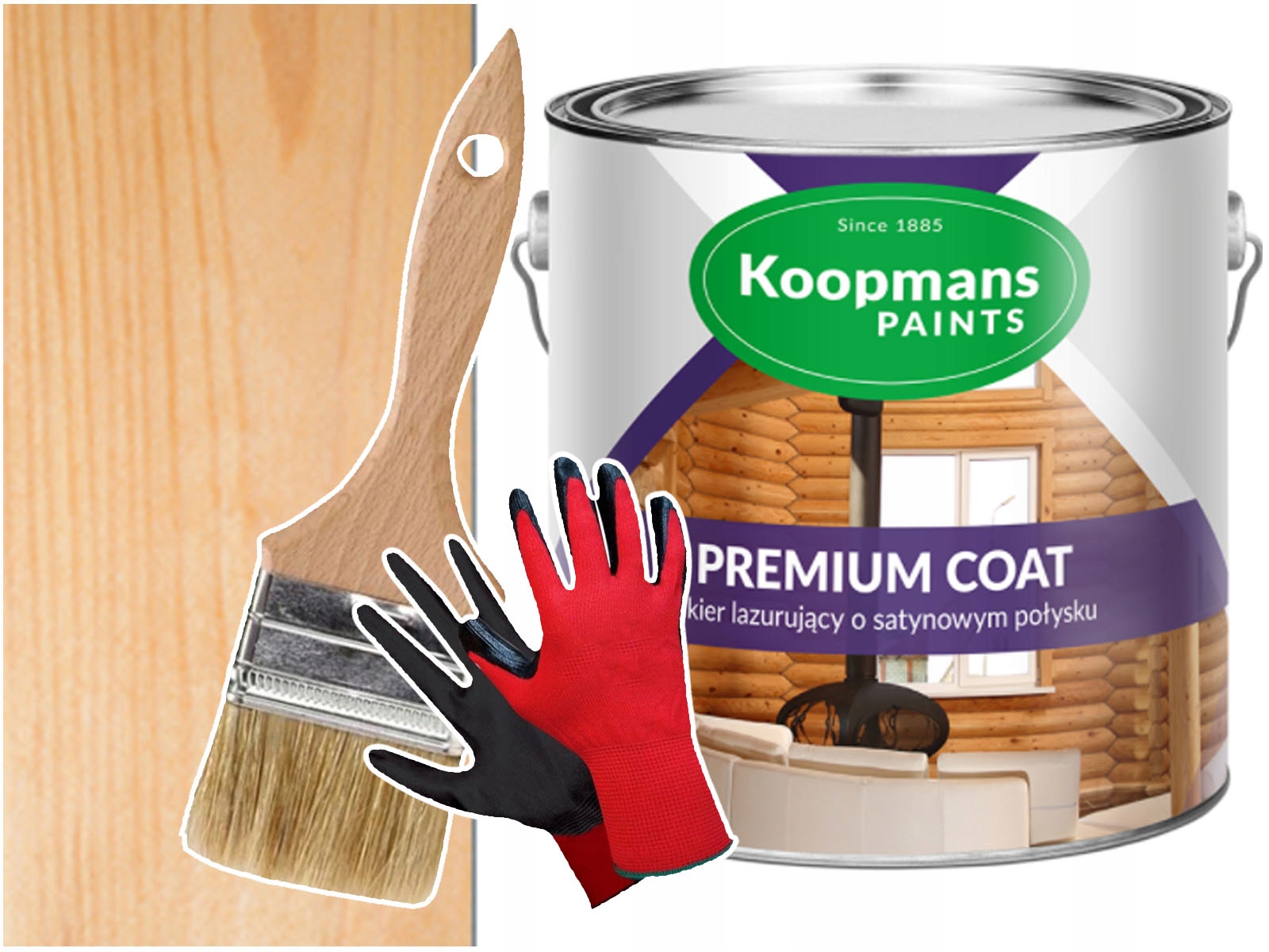 Premium Coat Lak na dřevo a stěny Bezbarvý 5L